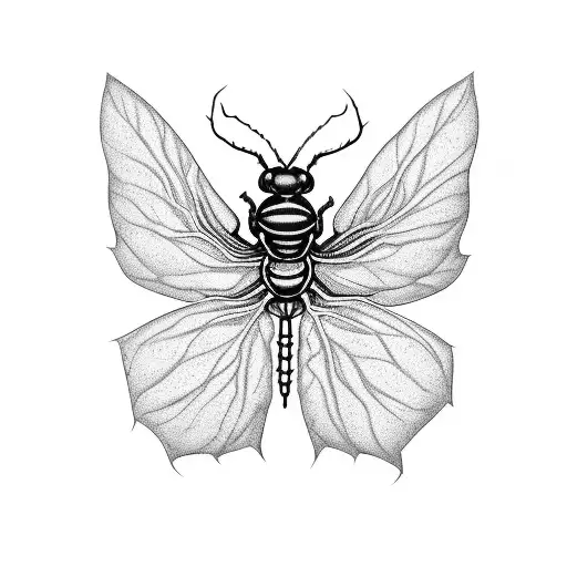 A Trail Winding Through A Forest With Hidden Insect Specimens Along The Way