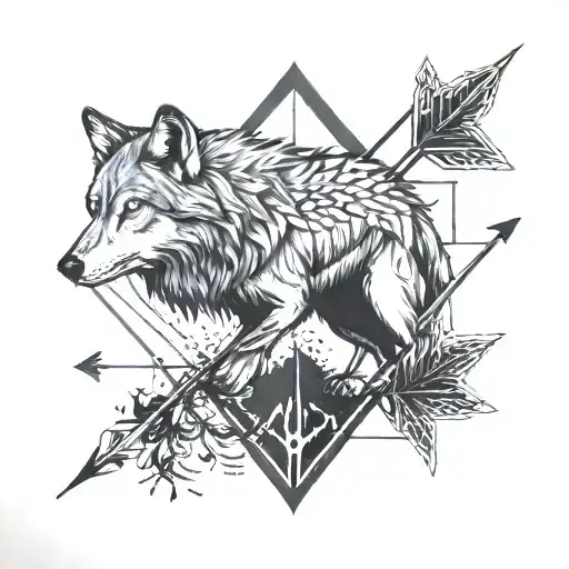 Arrows And Wolf