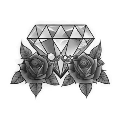 A Diamond And Roses