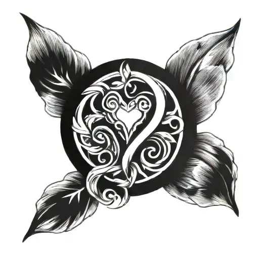 Gemini Symbol And Heart