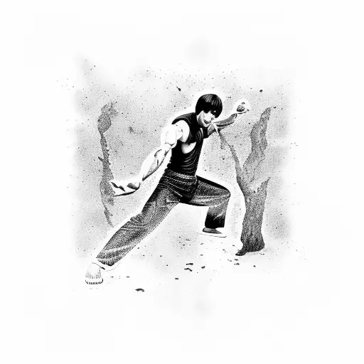 Bruce Lee Made Out Of Water