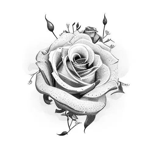 Word Family With Roses And Roman Numerals