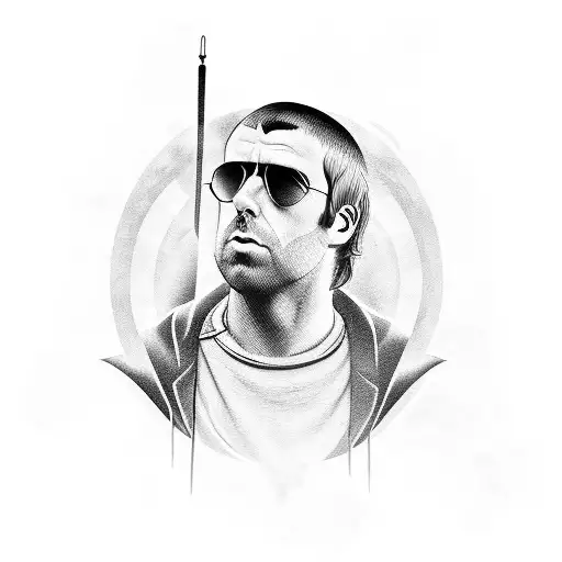 A Portrait Of Liam Gallagher As A Jedi Knight