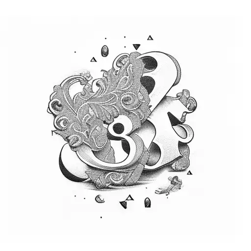 Letter L With Hand Dog