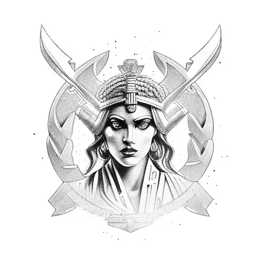 Combine A Greek God Or Goddess With A Military Theme