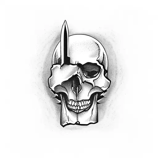 Acta Non Werba Skull Knife