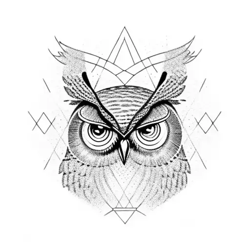 Owl With Bour Eyes