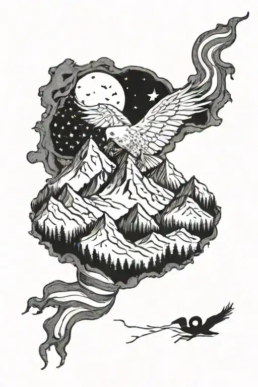 Patriotic And Mountain Mix