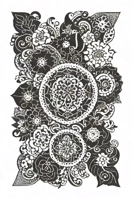 Pattern Inspired Family Love