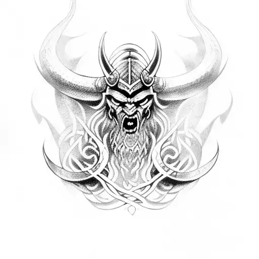 Viking Satan Dragon