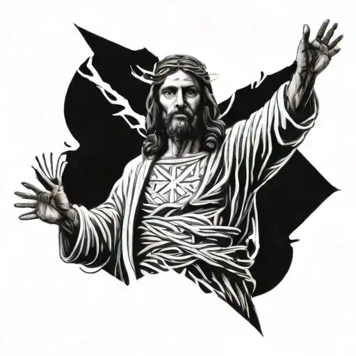 Jesus Christ Arms Wide Open