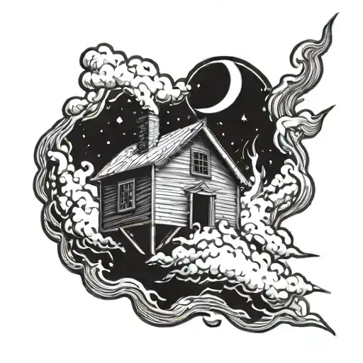 A Burning Roof In Space