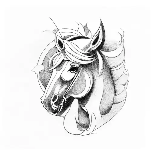 2D Rohan Inspired Horse