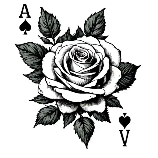 Roses Card Ace