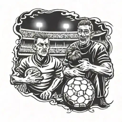 Father Kid Football Stadium