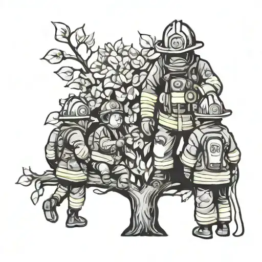 Firefighter Becoming Family Tree
