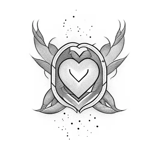 The Word Alydia Vertical With Hearts Around It For Behind The Ear