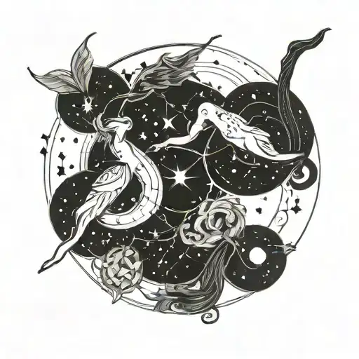 Virgo And Pisces Constellation