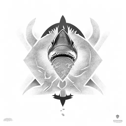 Combine A Shark And A Manchester United Logo In The Design