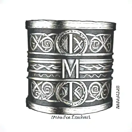 Roman Numerals Arm Band