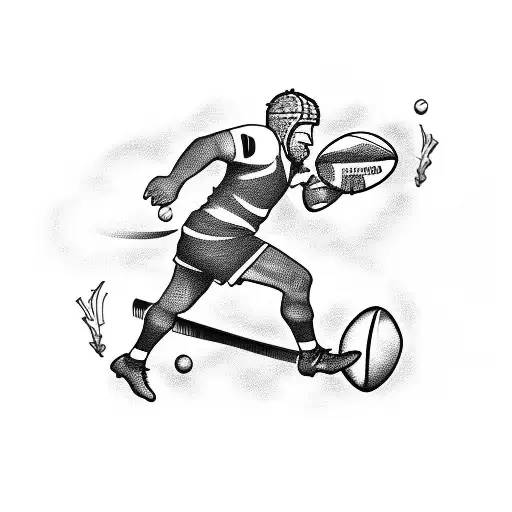 Integrate Rugby Goal Posts And A Cessna Airplane In A