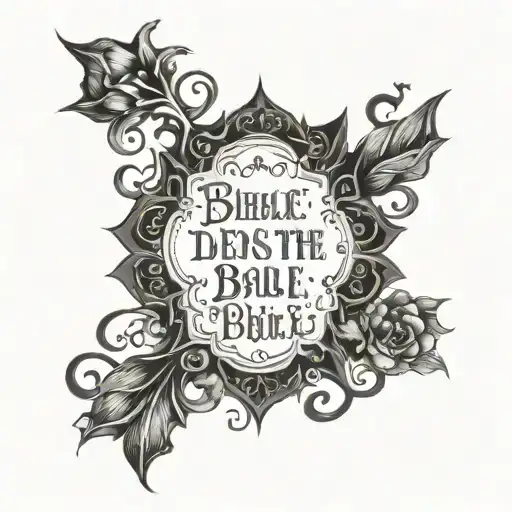 Bible Verse With Design