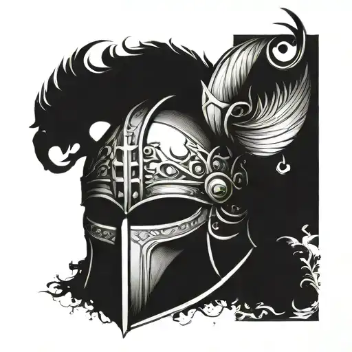 Helmet Of Dark Fantasy Medieval Kinght