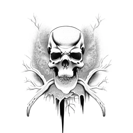 Dead Oak Tree Grim Reaper