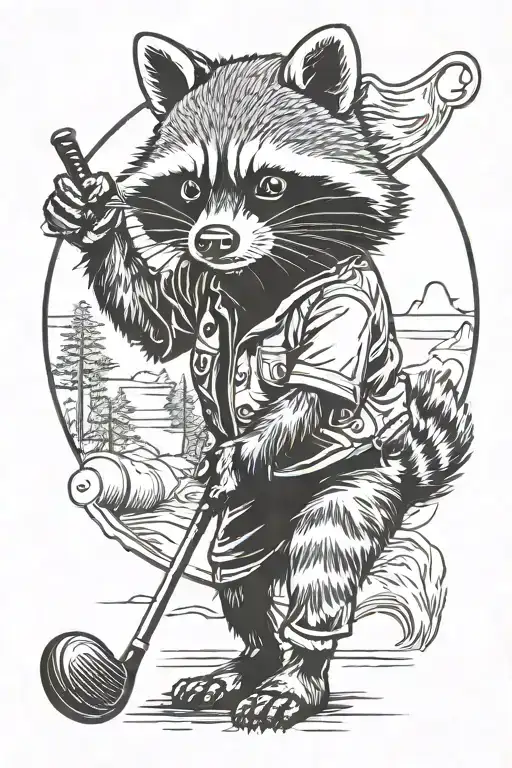 Golf Raccoon