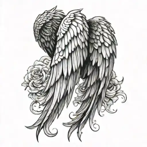 Wings Spred Angel Wings