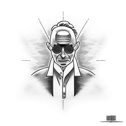 Man From The New Movie Oppenheimer Holding Up A Welders Glass