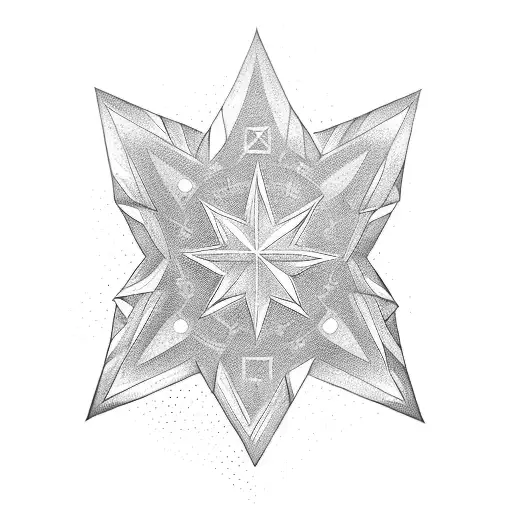 Star With The Word Star In The Middle