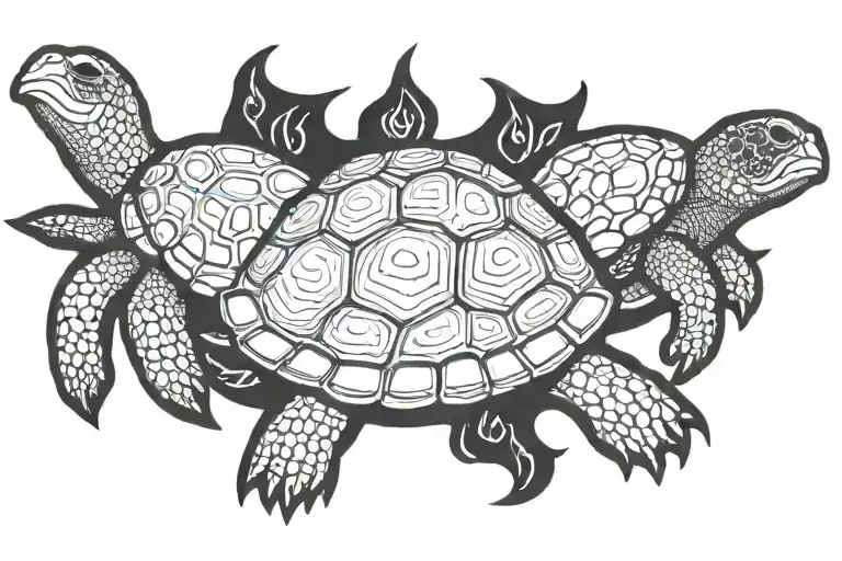 Turtle And Taurus Zodiac Sign