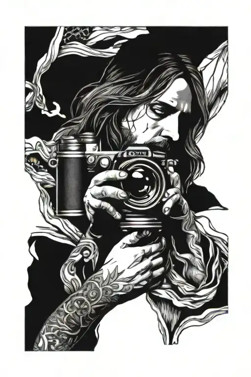 Jesus And Camera Lens