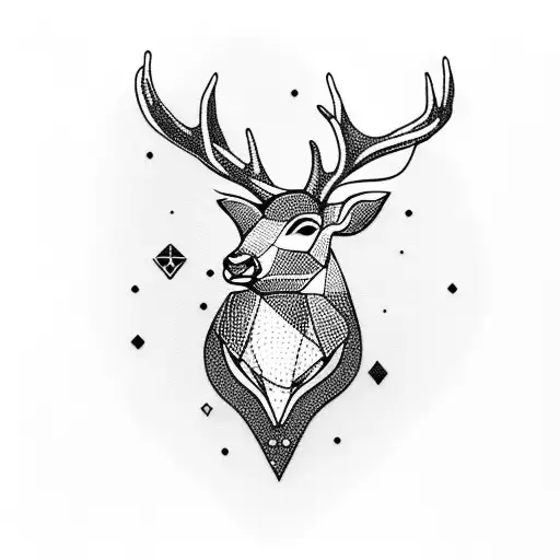 Deer With Gems