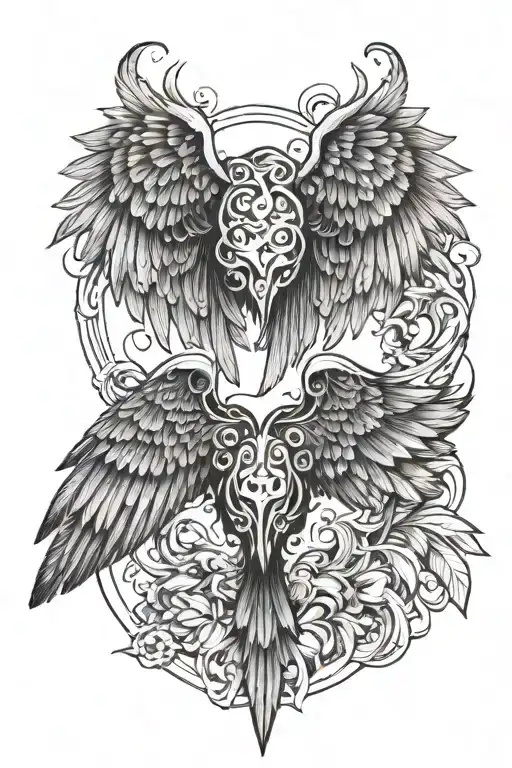 Wings With Mom N Dad In The Middle