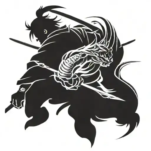 Japanese Samurai Sleeve Tattoo Design