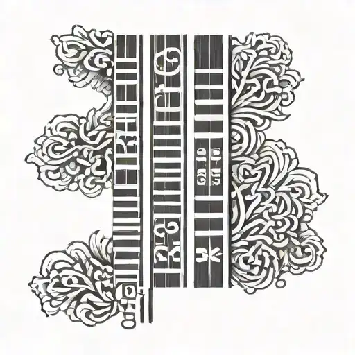 Barcode With A Word Gratitude A Center