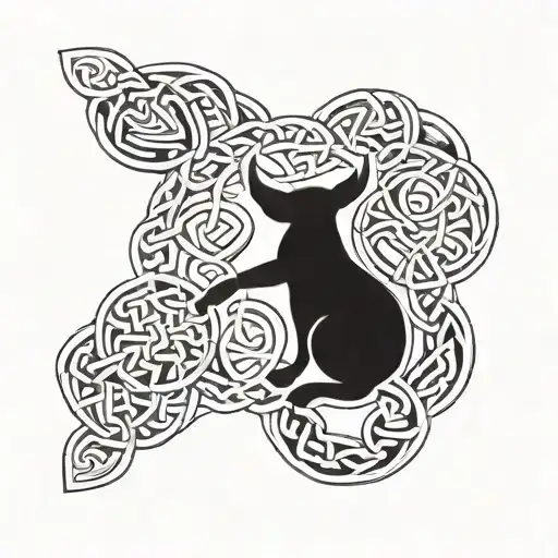 Celtic Animal Tile
