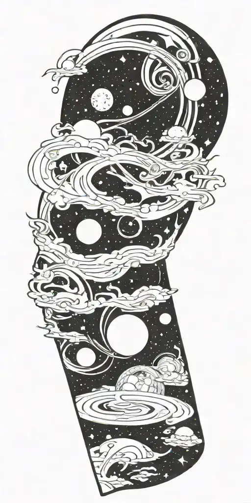 Negative Space Creation Of The Universe