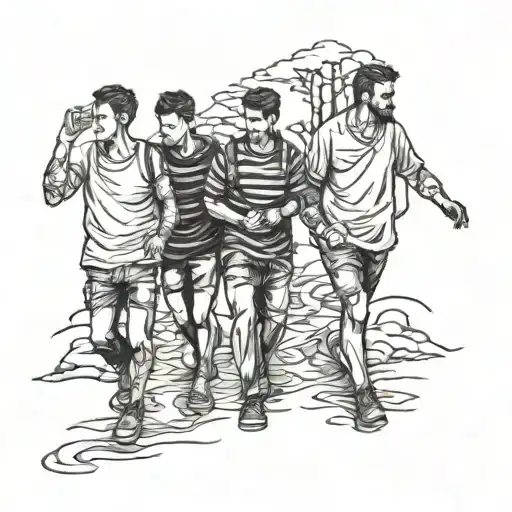 4 Brothers Walking Different Paths Walking