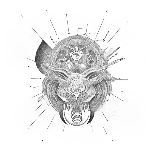 A Guy Making Beats In Center Of A Crowd