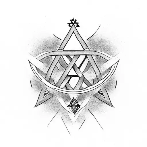 Torii Gate With A Star Of David