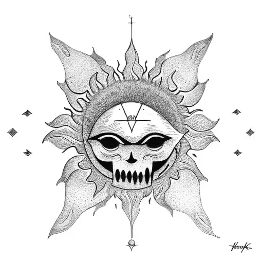 Sun And Moon Witch Hands