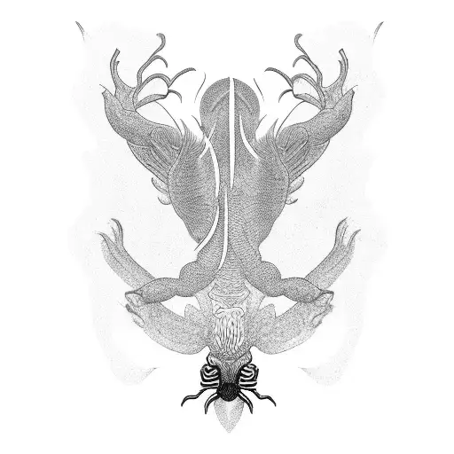 Centipede With Raven