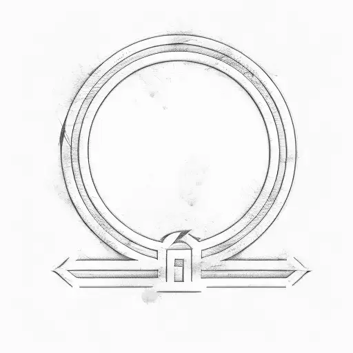 A Black And White Logo Brush Effect