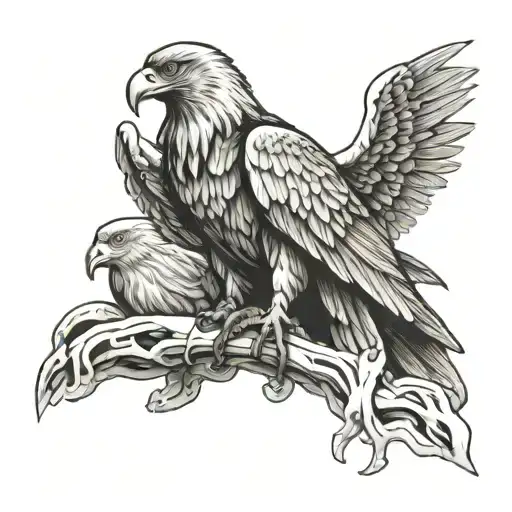 Zues With An Eagle Sitting