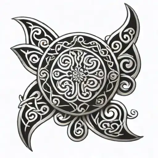 Celtic Animal Tile Leg Band