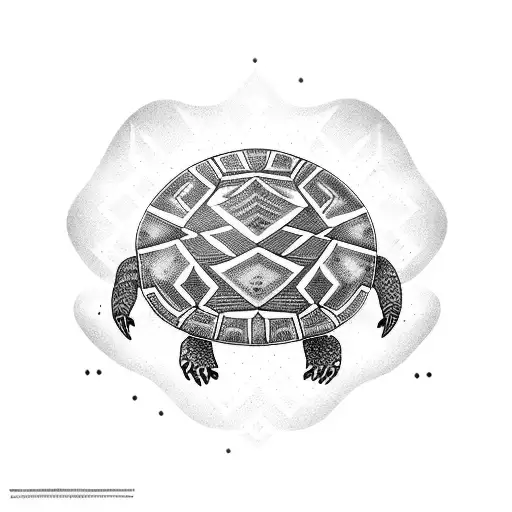 Turtle In Maori Style