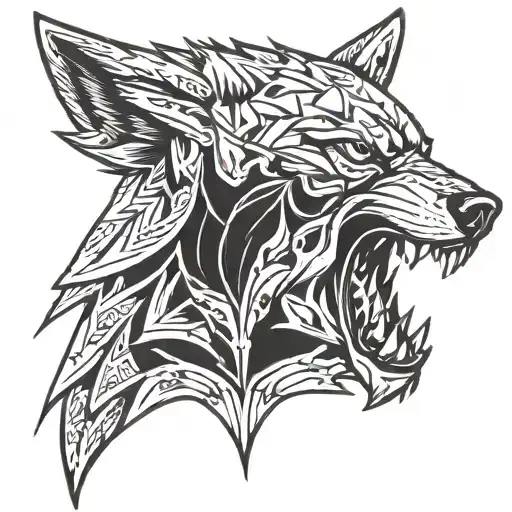 Iron Wolf Head